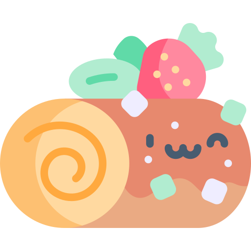 pastel de rollo icono gratis