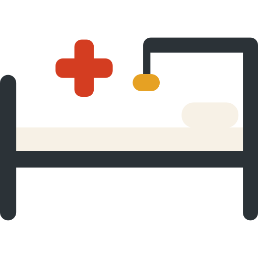 Bed free icon Bed free icon