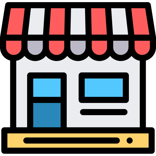 Shop Detailed Rounded Lineal color icon