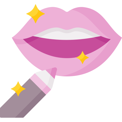 delineador de labios icono gratis