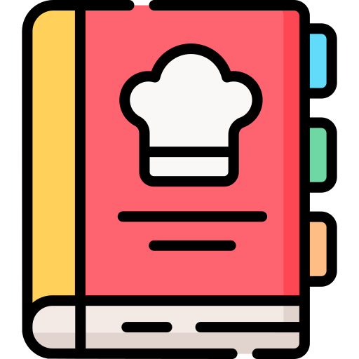 libro de cocina icono gratis