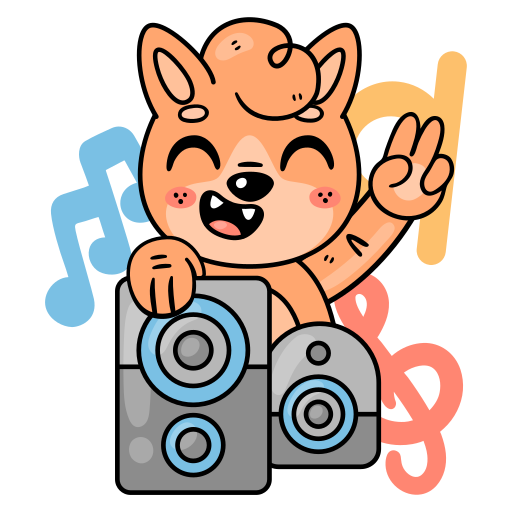 altavoces gratis sticker