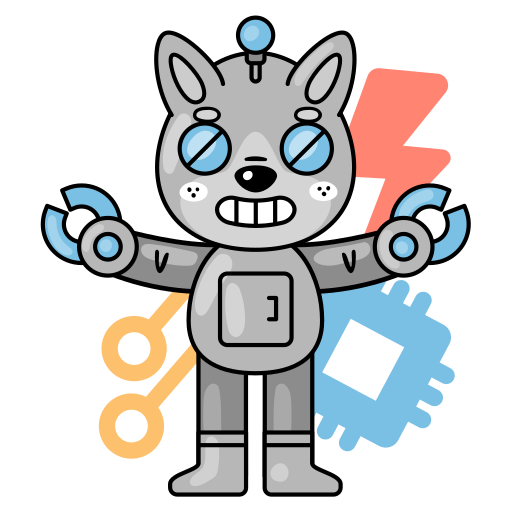 robot gratis sticker