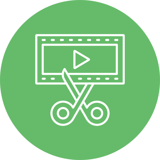 editor de video icono gratis