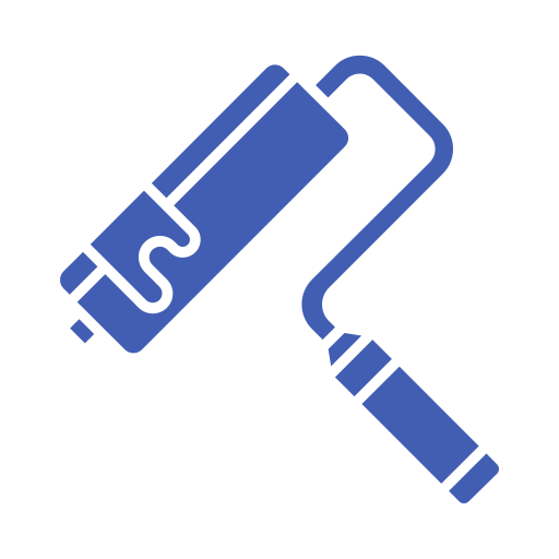 페인트 롤러 무료 아이콘