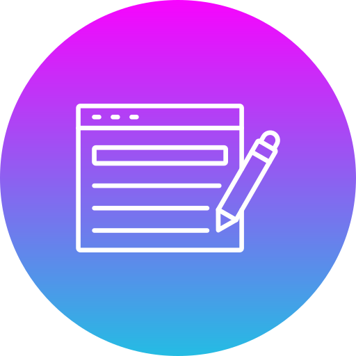 editor icono gratis