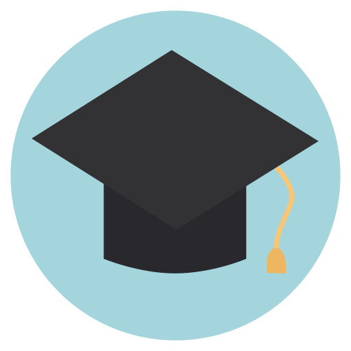 graduación icono gratis