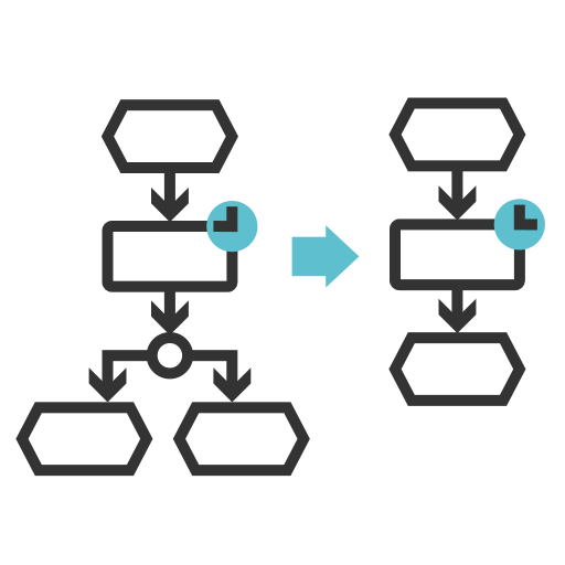 análisis de proceso icono gratis