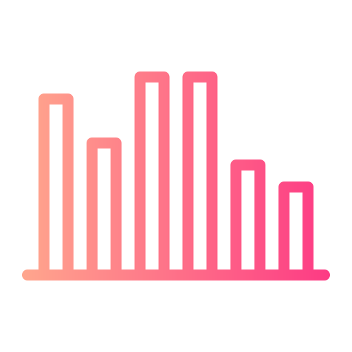 gráfico de barras icono gratis