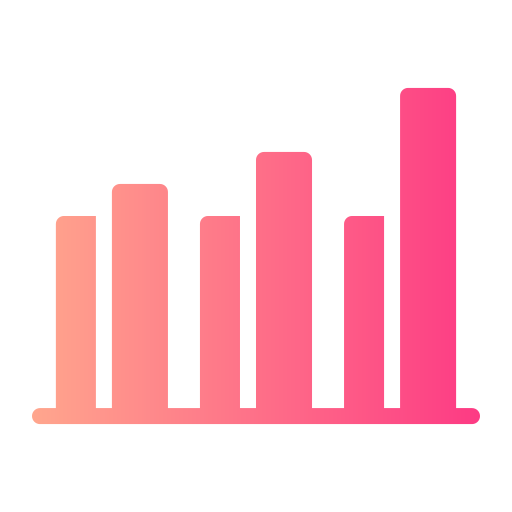 gráfico de barras icono gratis