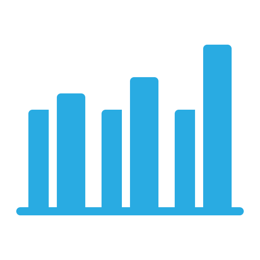 gráfico de barras icono gratis