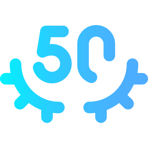 50 aniversario icono gratis