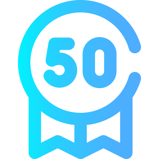 50 aniversario - Iconos gratis de cumpleaños y fiesta