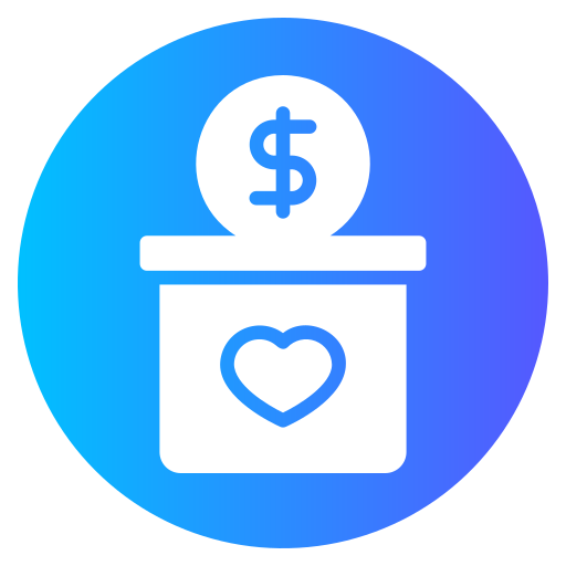 기부 무료 아이콘