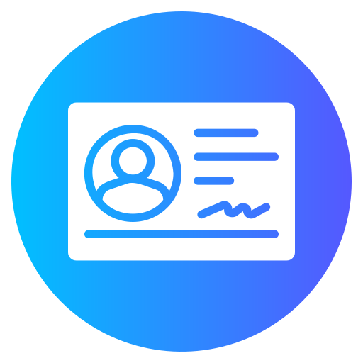 tarjeta de identificación icono gratis