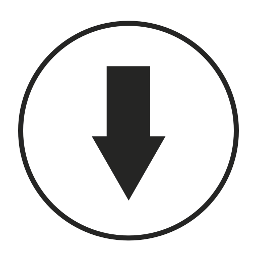 abajo icono gratis