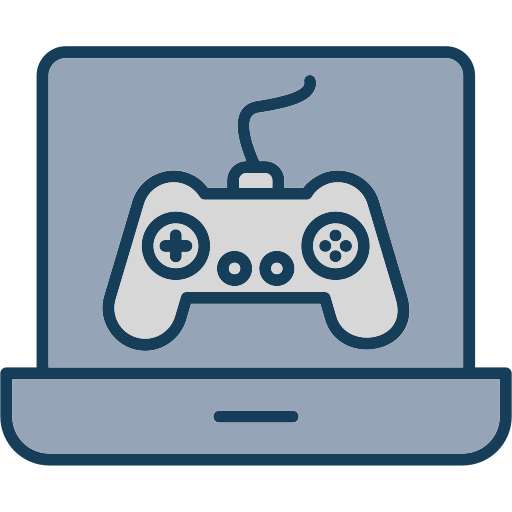 Online gaming free icon Online gaming free icon
