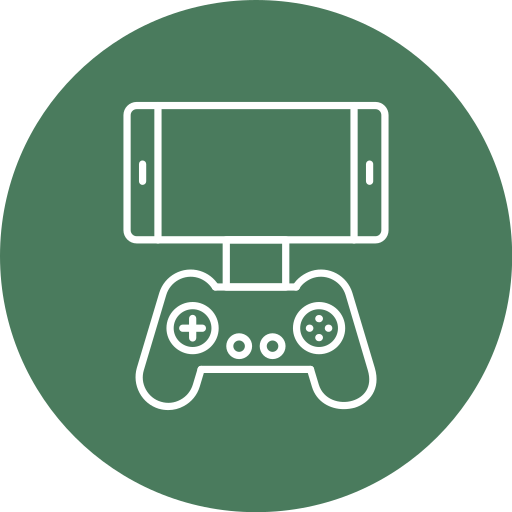 Mobile gaming free icon Mobile gaming free icon