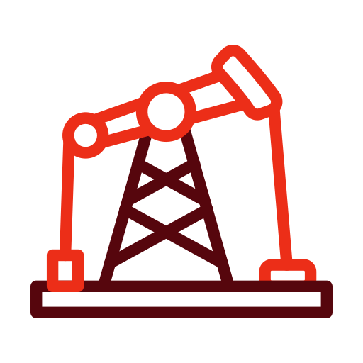 champ de pétrole Icône gratuit