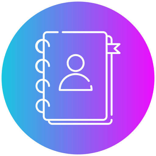 libretas de direcciones icono gratis