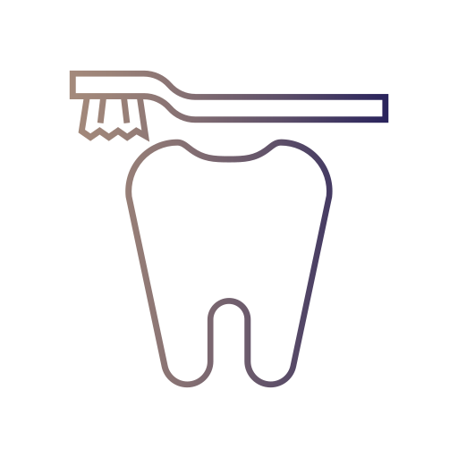 cepillado de dientes icono gratis