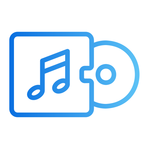 Álbum de música icono gratis