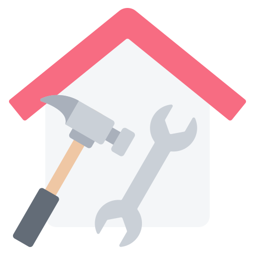 reparaciones en el hogar icono gratis