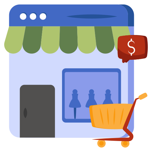 tienda web icono gratis