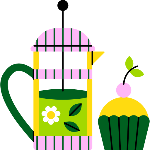 Tea pot free sticker Tea pot free sticker