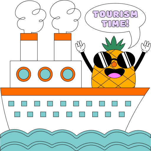 tourisme gratuit sticker
