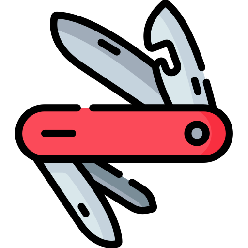cuchillo de bolsillo icono gratis
