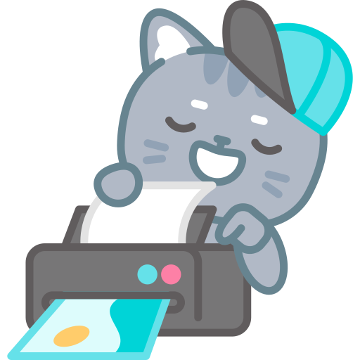 Printing free sticker