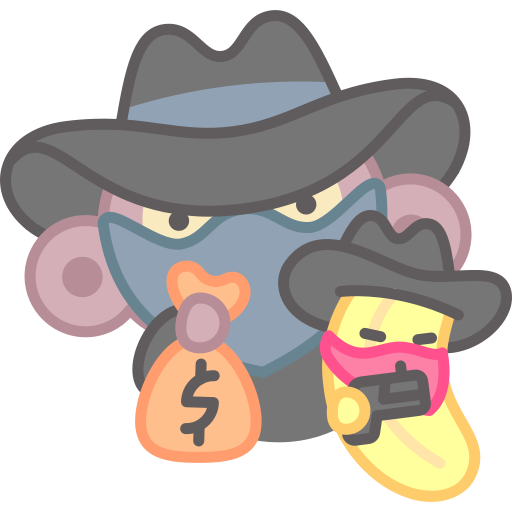 bandit gratuit sticker