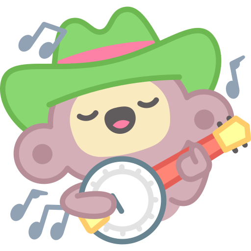 Banjo free sticker