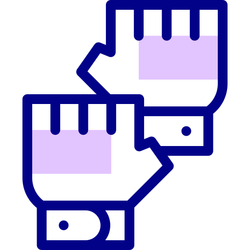 guantes icono gratis