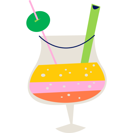 Cocktail free sticker Cocktail free sticker