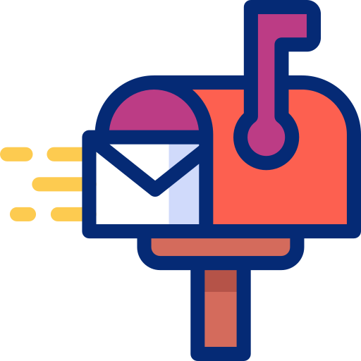 Mail box - Free shipping and delivery icons