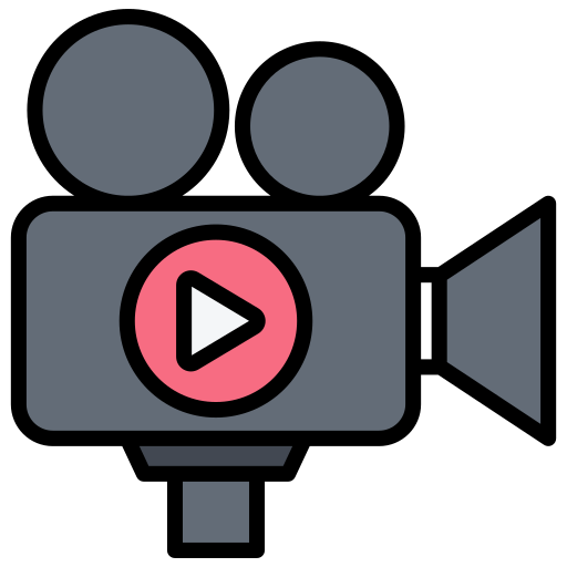 enregistrement video Icône gratuit