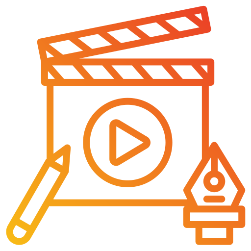 edición de video icono gratis