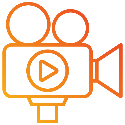grabación de vídeo icono gratis