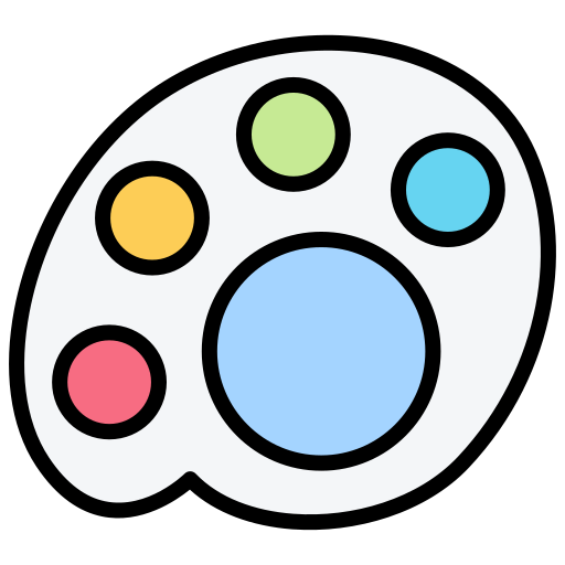 Color palette free icon Color palette free icon