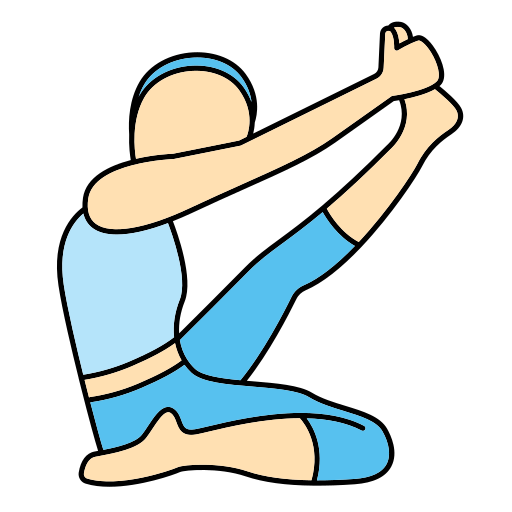 posture de yoga Icône gratuit