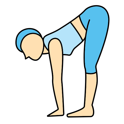 posición de yoga icono gratis