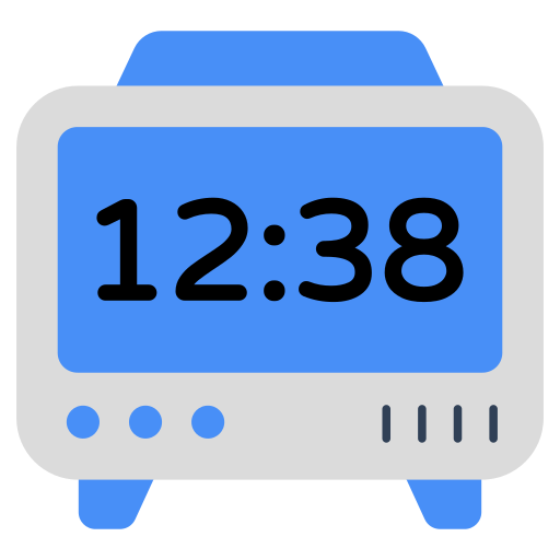 reloj digital icono gratis