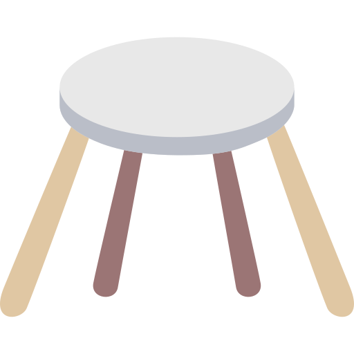 Stool - Free furniture and household icons