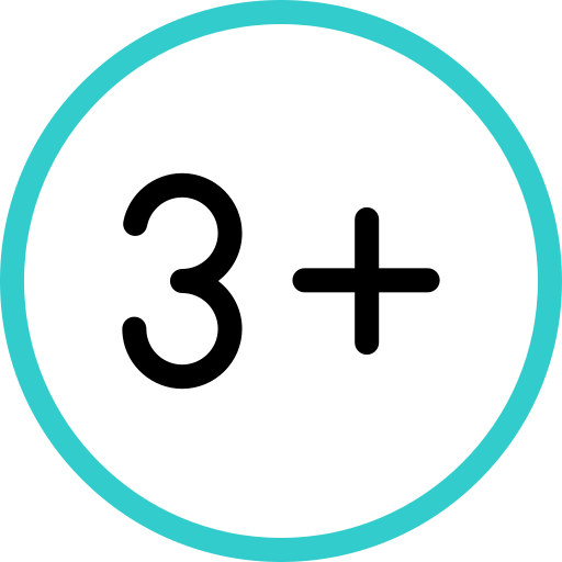 Age restriction free icon