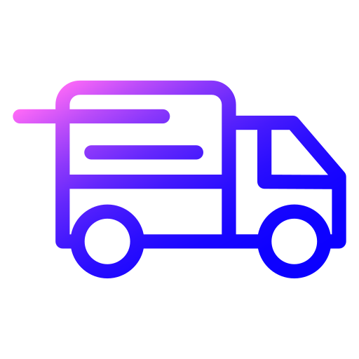 camión de reparto icono gratis