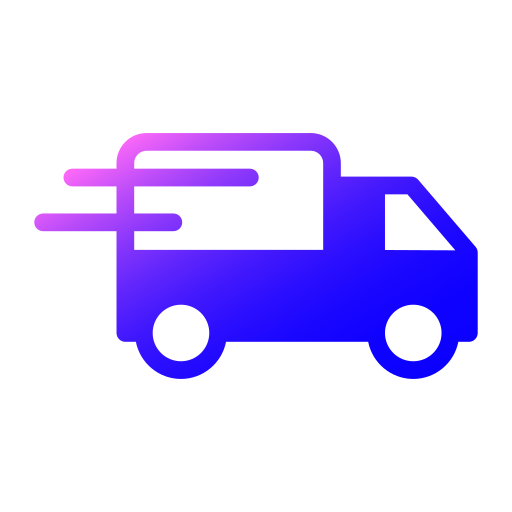 camión de reparto icono gratis