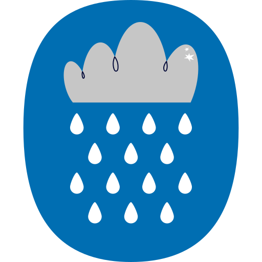 Rain free sticker Rain free sticker