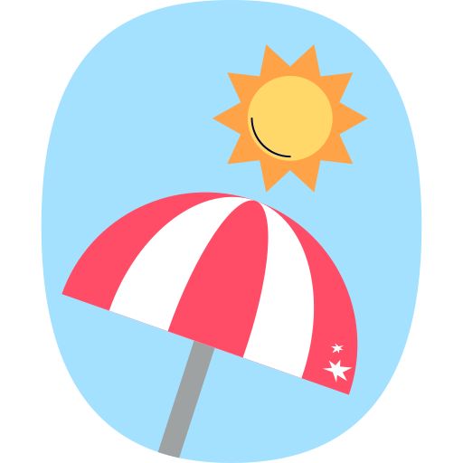 Umbrella free sticker
